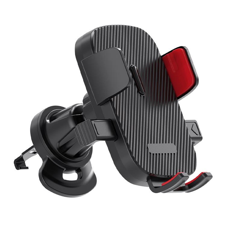 Supporto per telefono con gancio telescopico girevole a 360 gradi per presa d'aria per auto, blocco automatico, ZS-118