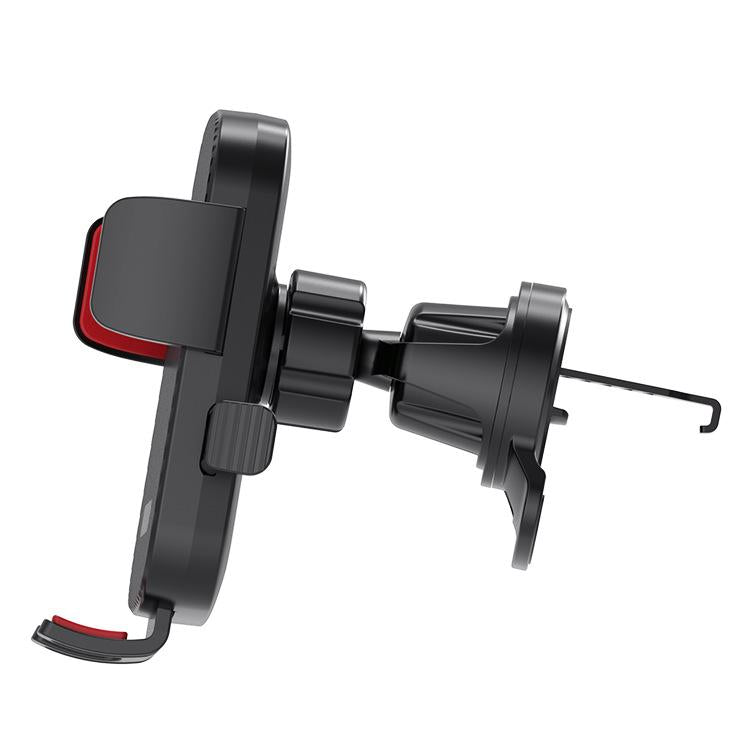 Supporto per telefono con gancio telescopico girevole a 360 gradi per presa d'aria per auto, blocco automatico, ZS-118