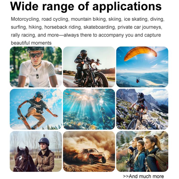 Videocamera subacquea da pollice montata sul petto, anti-vibrazione, impermeabile, per motociclette, 4K HD, SOOCOO SAW1 No Memory Card, SOOCOO SAW1 With 32G Memory Card, SOOCOO SAW1 With 64G Memory Card, SOOCOO SAW1 With 128G Memory Card���������������...