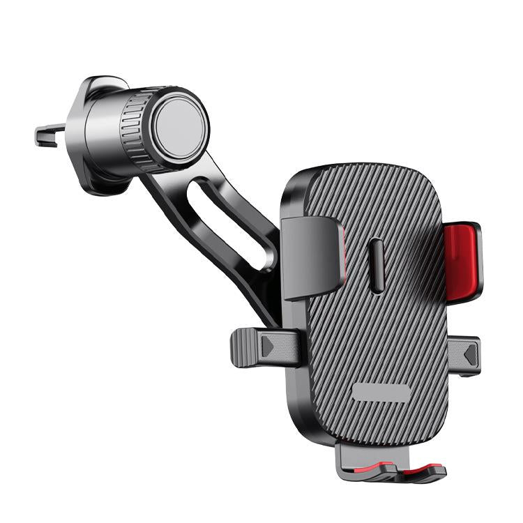 Supporto per telefono cellulare con ventola di aria condizionata girevole a 360° per auto, Clamp, 2th Extension Rod
