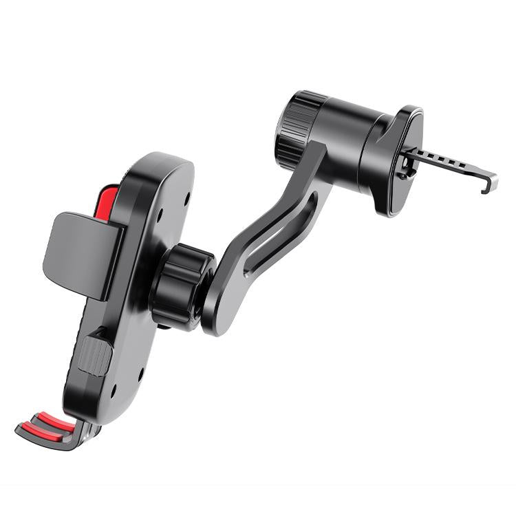 Supporto per telefono cellulare con ventola di aria condizionata girevole a 360° per auto, Clamp, 2th Extension Rod