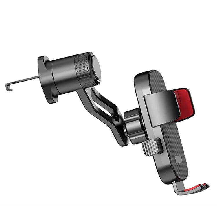 Supporto per telefono cellulare con ventola di aria condizionata girevole a 360° per auto, Clamp, 2th Extension Rod