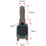 Caricabatteria per auto con doppio cavo retrattile per lettore MP3 Bluetooth per automobile, BC97