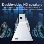 X7 Traduttore vocale intelligente aziendale HD Touch Dual-screen 2.4/5.0G da 7 pollici, Black White, with US Plug