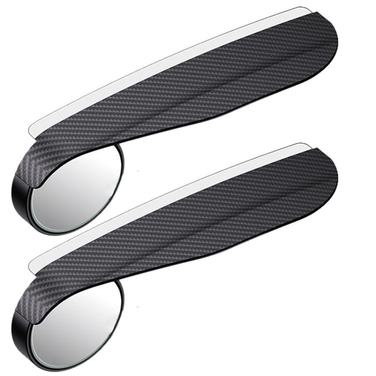 Protezione specchietto retrovisore auto fibra carbonio 2 pezzi