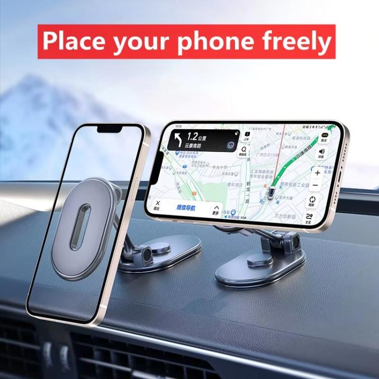 Supporto per telefono cellulare magnetico pieghevole per auto Supporto per navigazione per cellulare regolabile multi-angolo