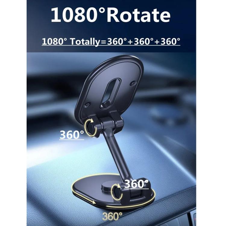 Supporto per telefono cellulare magnetico pieghevole per auto Supporto per navigazione per cellulare regolabile multi-angolo