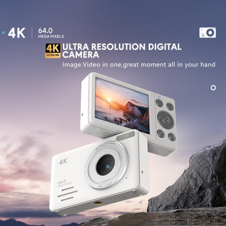 Anytek S7 4K HD Fotocamera digitale Autoscatto Fotocamera da viaggio Studente Bambini Fotocamera con scheda