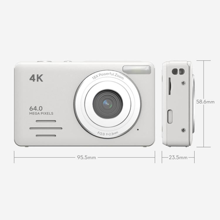 Anytek S7 4K HD Fotocamera digitale Autoscatto Fotocamera da viaggio Studente Bambini Fotocamera con scheda