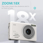 Anytek S7 Fotocamera Digitale 4K HD con Scheda