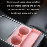 Per Tesla 21-23 Modello 3/Y Controllo Centrale Portabicchieri Integrato in Silicone