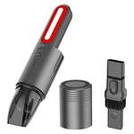 Auto Mini Portatile Potente Aspirazione LED Lampeggiante Luce di Avvertimento Illuminazione Esterna Aspirapolvere, V8