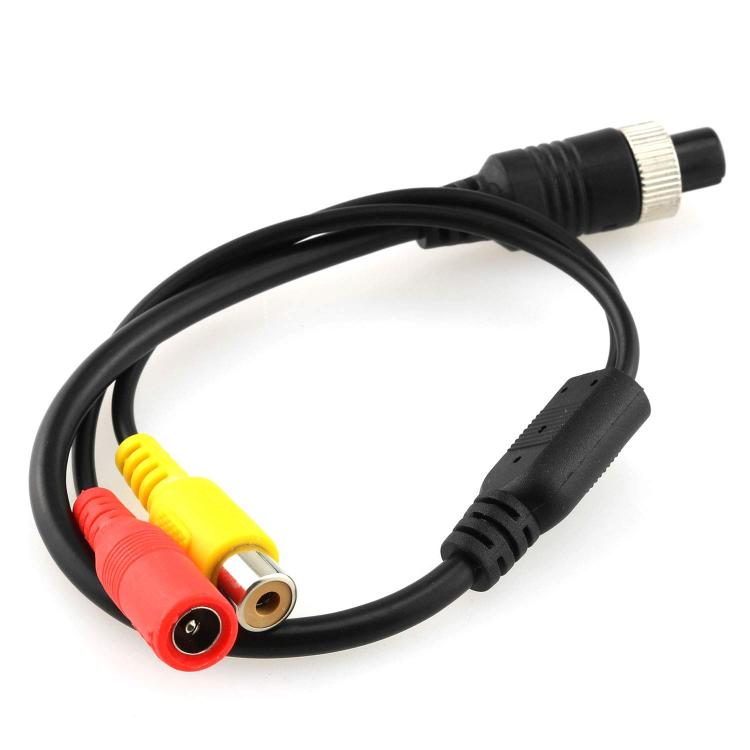 Cavo connettore adattatore telecamera auto 50 cm, 4 Pin Aviation Female To RCA Female DC Male, 4 Pin Aviation Female To RCA Female DC Female, 4 Pin Aviation Female To RCA Male DC Male, 4 Pin Aviation Male To RCA Female DC Male                          ...