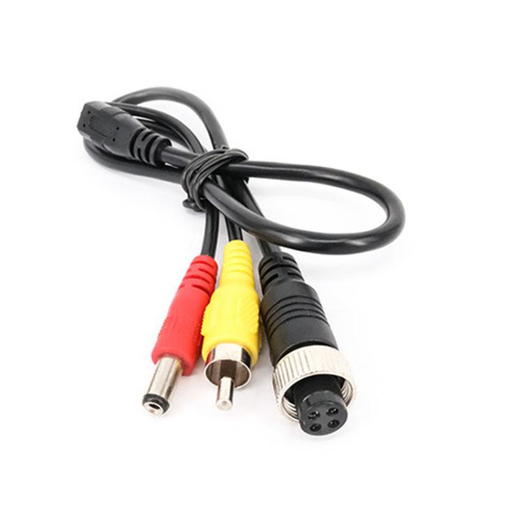 Cavo connettore adattatore telecamera auto 50 cm, 4 Pin Aviation Female To RCA Female DC Male, 4 Pin Aviation Female To RCA Female DC Female, 4 Pin Aviation Female To RCA Male DC Male, 4 Pin Aviation Male To RCA Female DC Male                          ...