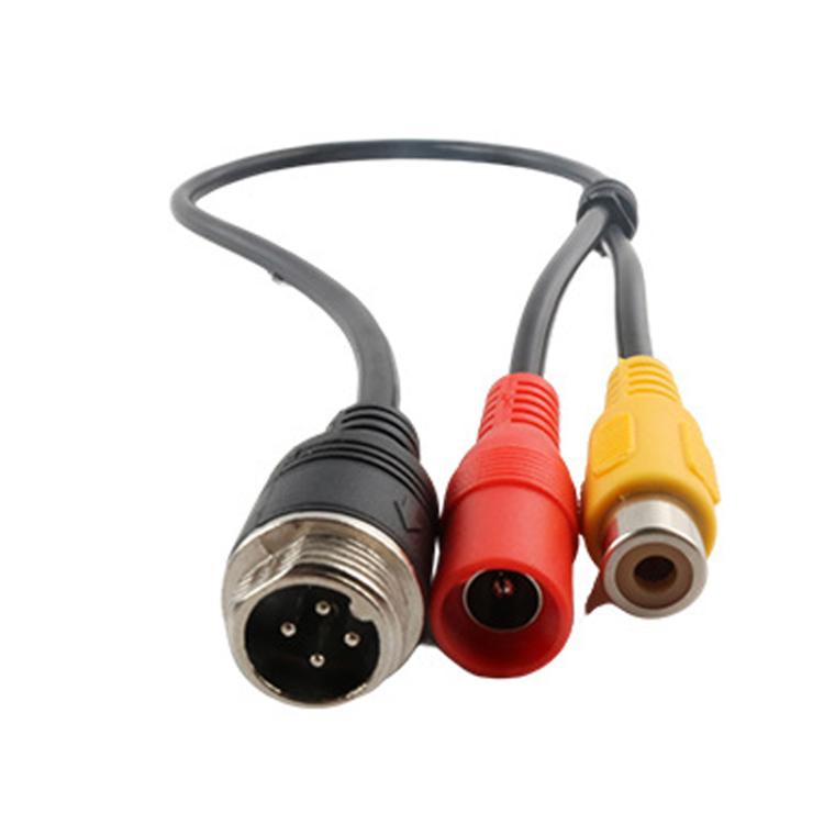 Cavo connettore adattatore telecamera auto 50 cm, 4 Pin Aviation Female To RCA Female DC Male, 4 Pin Aviation Female To RCA Female DC Female, 4 Pin Aviation Female To RCA Male DC Male, 4 Pin Aviation Male To RCA Female DC Male                          ...