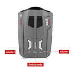 Rilevatore di velocità radar mobile per auto Cane elettronico per auto, supporto inglese / russo, V9