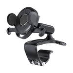 Supporto per telefono con supporto per console centrale per aletta parasole per cruscotto auto