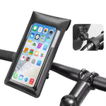 Supporto per borsa per telefono impermeabile per bicicletta, rotazione a 360 gradi, supporto per cellulare per motocicletta, Handlebar Model, Rearview Mirror Model