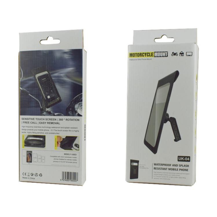 Supporto per borsa per telefono impermeabile per bicicletta, rotazione a 360 gradi, supporto per cellulare per motocicletta, Handlebar Model, Rearview Mirror Model