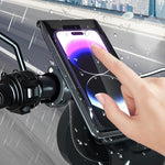 Supporto per bicicletta Borsa impermeabile per bicicletta Manubrio per motocicletta Specchio Supporto per telefono, L, XL