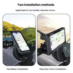 Supporto per bicicletta Borsa impermeabile per bicicletta Manubrio per motocicletta Specchio Supporto per telefono, L, XL