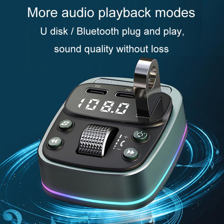 Display tensione auto Caricabatterie rapido Subwoofer Lettore MP3 Bluetooth, GZ08