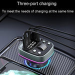 Display tensione auto Caricabatterie rapido Subwoofer Lettore MP3 Bluetooth, GZ08