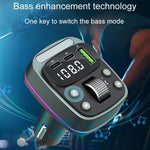 Display tensione auto Caricabatterie rapido Subwoofer Lettore MP3 Bluetooth, GZ08