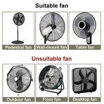Copertura protettiva antipolvere e impermeabile per ventilatore industriale da esterno, 61 x 19 x 61cm, 78 x 22 x 78cm, 120 x 55 x 120cm