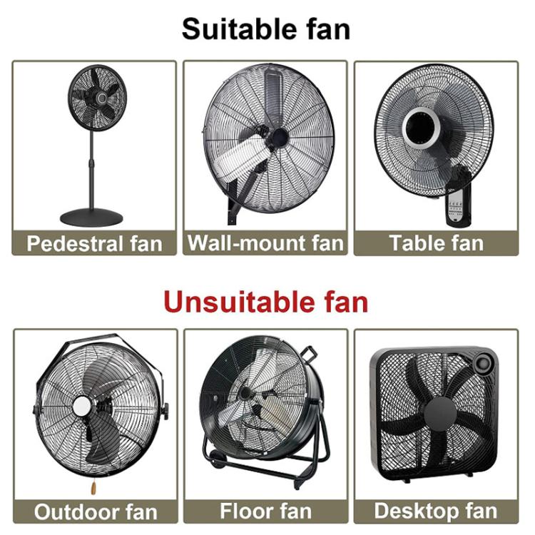 Copertura protettiva antipolvere e impermeabile per ventilatore industriale da esterno, 61 x 19 x 61cm, 78 x 22 x 78cm, 120 x 55 x 120cm