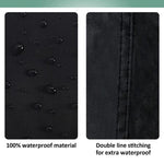 Copertura protettiva antipolvere e impermeabile per ventilatore industriale da esterno, 61 x 19 x 61cm, 78 x 22 x 78cm, 120 x 55 x 120cm