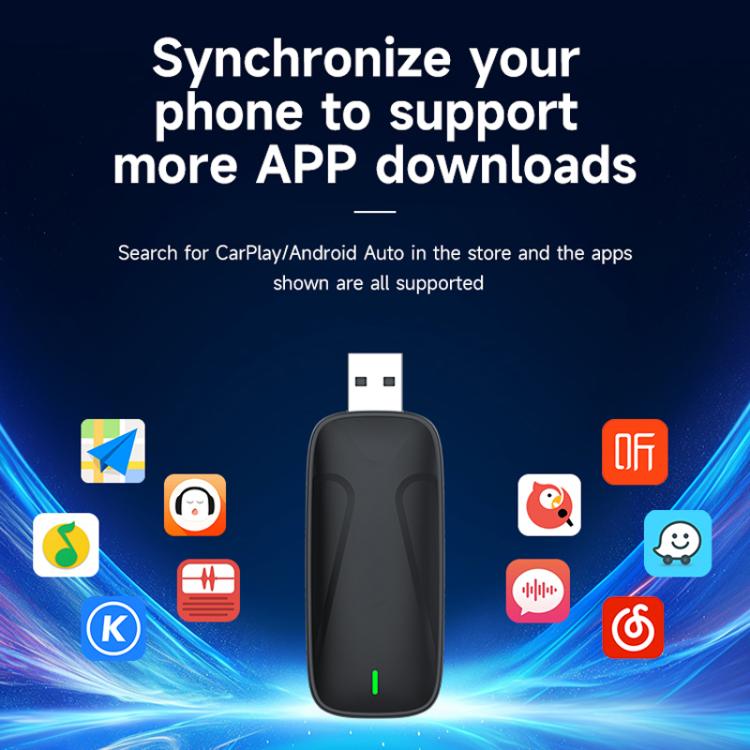 Adattatore originale Carplay cablato per box wireless Car Connect Android Box, MINI SE X1AIR Black, MINI SE X2AIR Black