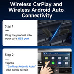Adattatore originale Carplay cablato per box wireless Car Connect Android Box, MINI SE X1AIR Black, MINI SE X2AIR Black