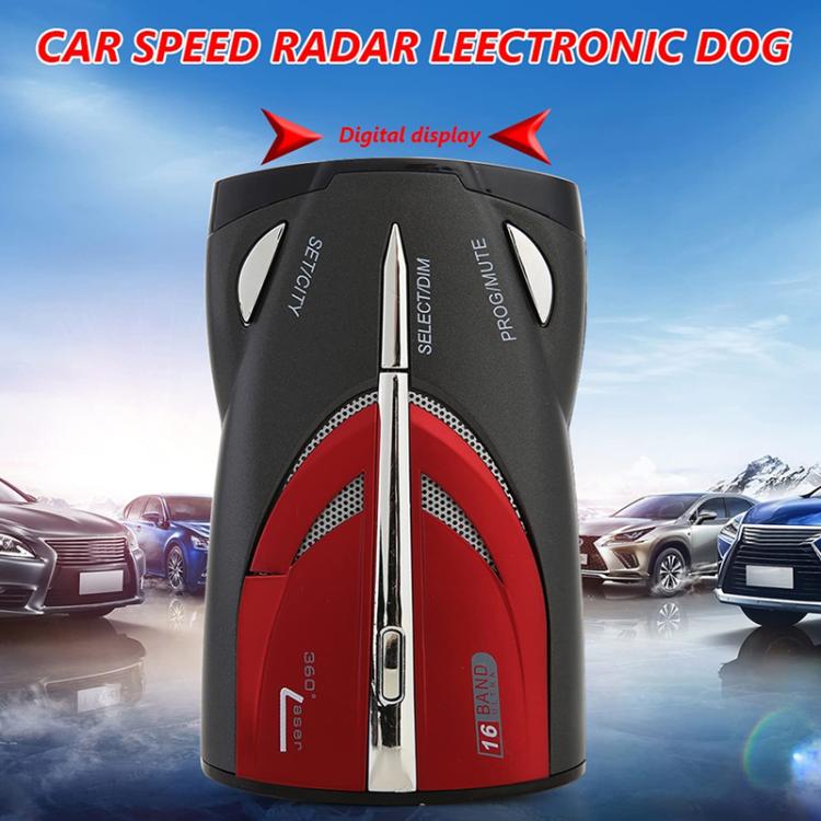 Rilevatore di velocità radar per auto, cane elettronico potenziato con laser per auto, supporto inglese/russo, XRS9780