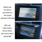 Visiera parasole universale per display di navigazione per auto, S, M, Carbon Pattern S, Carbon Pattern M