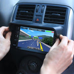 Visiera parasole universale per display di navigazione per auto, S, M, Carbon Pattern S, Carbon Pattern M