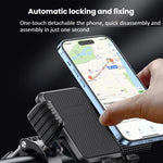 Supporto per cellulare con assorbimento degli urti per bicicletta e motocicletta, supporto per navigazione a gravità