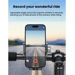 Supporto per cellulare con assorbimento degli urti per bicicletta e motocicletta, supporto per navigazione a gravità