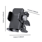 Supporto per cellulare con assorbimento degli urti per bicicletta e motocicletta, supporto per navigazione a gravità