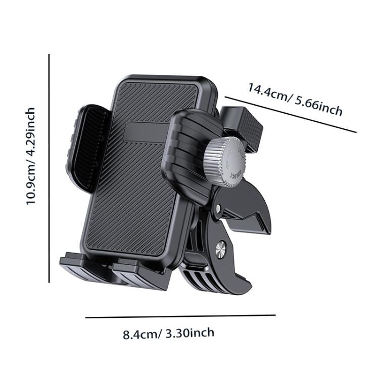 Supporto per cellulare con assorbimento degli urti per bicicletta e motocicletta, supporto per navigazione a gravità