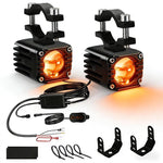 Faro LED impermeabile 40W per moto e veicoli