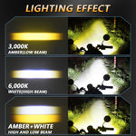 Faro LED impermeabile 40W per moto e veicoli