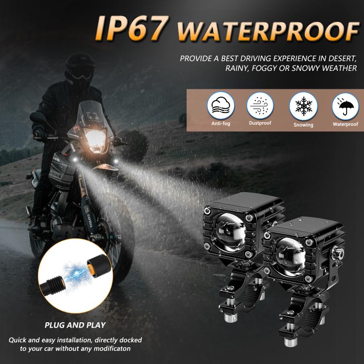 Faro LED impermeabile 40W per moto e veicoli