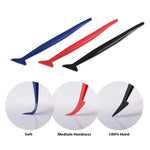 Strumento raschietto per pellicole per auto per rifinire e ripiegare i bordi e arricciare i bordi, 3pcs /Set