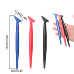 Strumento raschietto per pellicole per auto per rifinire e ripiegare i bordi e arricciare i bordi, 3pcs /Set