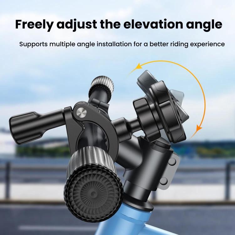 Supporto per cellulare a scatto per bicicletta e moto con anello magnetico