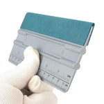 Con scala Auto Film Scraper Strumento per raschiare la carta da parati quadrata lunga, 15cm, 19cm, 24cm, 29cm
