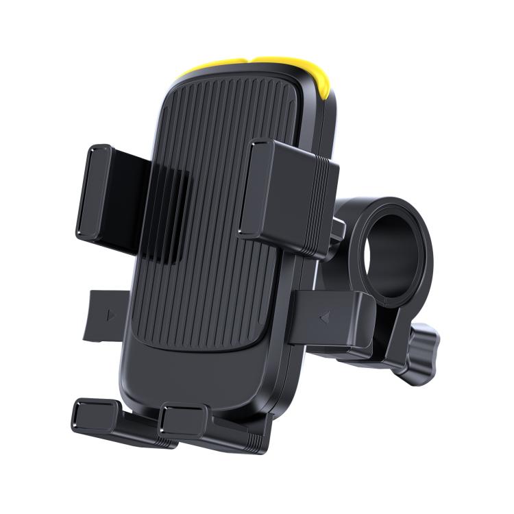 Supporto per telefono per bicicletta e moto con cinturino in silicone nascosto, Handbar, Rearview Mirror