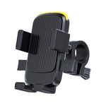Supporto per telefono per bicicletta e moto con cinturino in silicone nascosto, Handbar, Rearview Mirror
