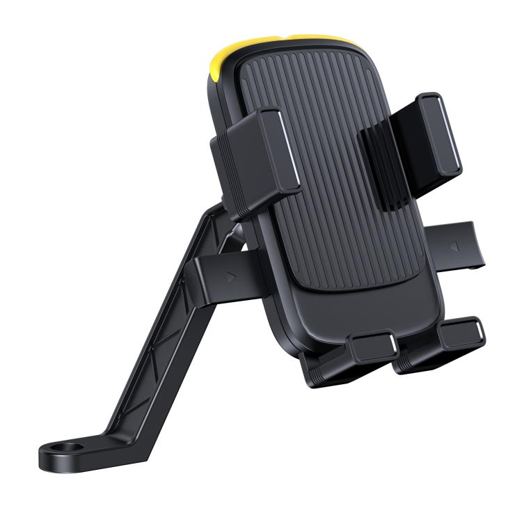 Supporto per telefono per bicicletta e moto con cinturino in silicone nascosto, Handbar, Rearview Mirror